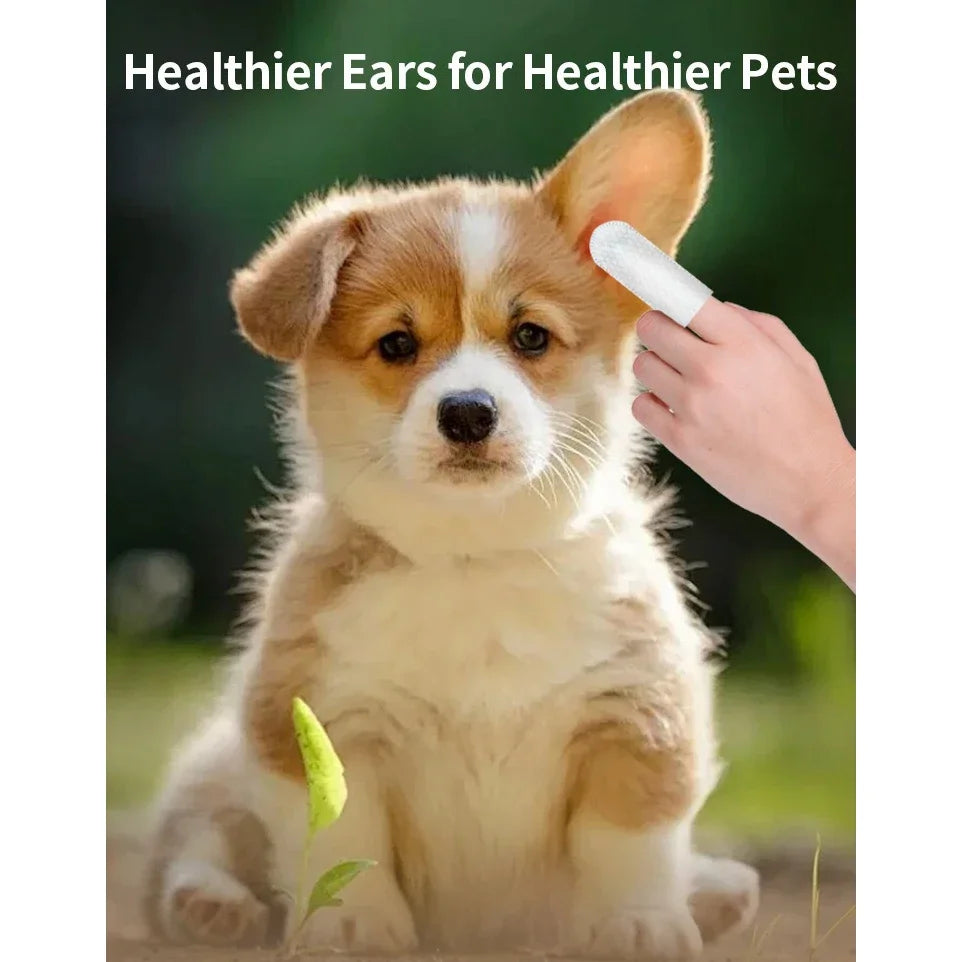 Natural Pet Finger Wipes x50