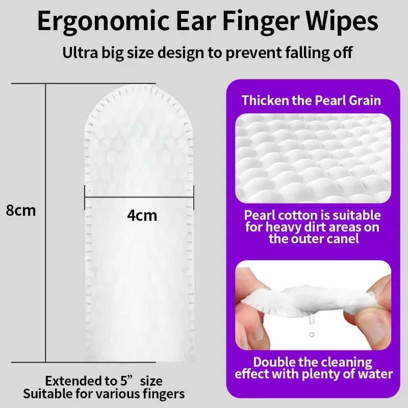 Natural Pet Finger Wipes x50