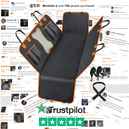 MyPawsHaus Car Seat Bed